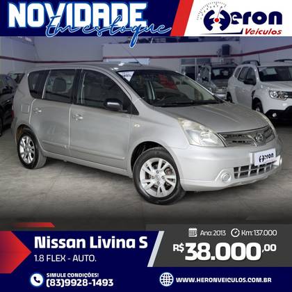 NISSAN LIVINA 1.8 S 16V FLEX 4P AUTOMÁTICO NISSAN LIVINA 1.8 S 16V FLEX 4P AUTOMÁTICO